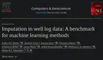 Imputation in well log data: A benchmark for machine learning methods
