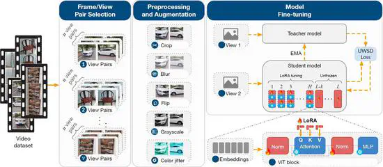 VESSA | Video-based Efficient Self-Supervised Adaptation