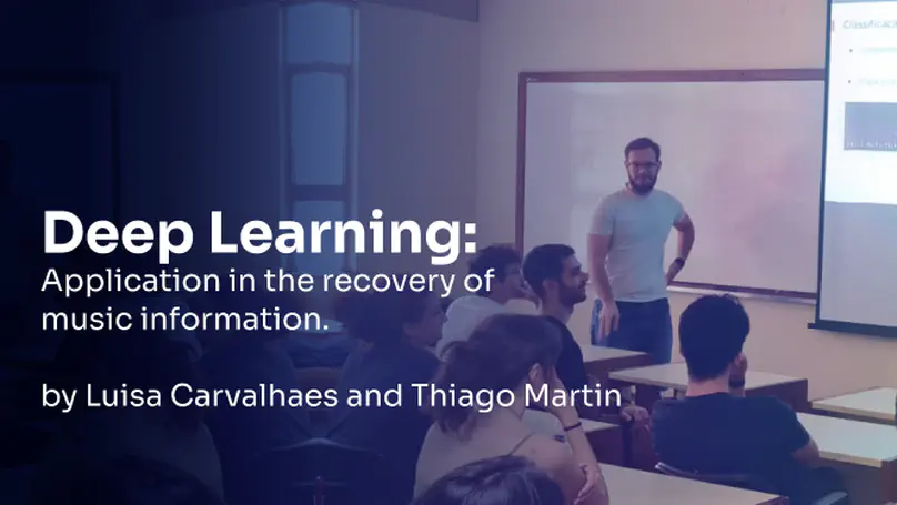 Deep Learning aplicado em recuperação de informação musical.